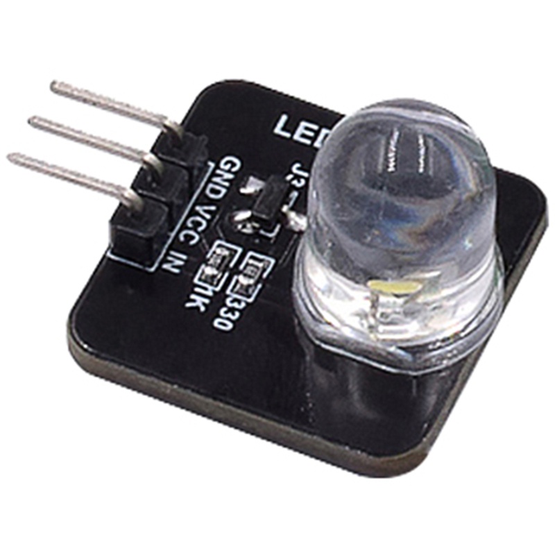 Vivi 20mm RGB LED Module Light-emitting Lamp Manik Sensor Diode Merah Kuning Biru Hijau Putih LED Untuk Bangunan Elektronik B