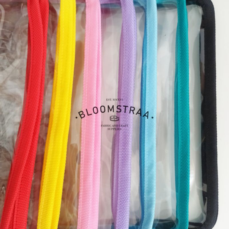 A5R6 Clear Cover Binder Zipper A5 Ring 6 Loose Leaf Mika PVC Transparan