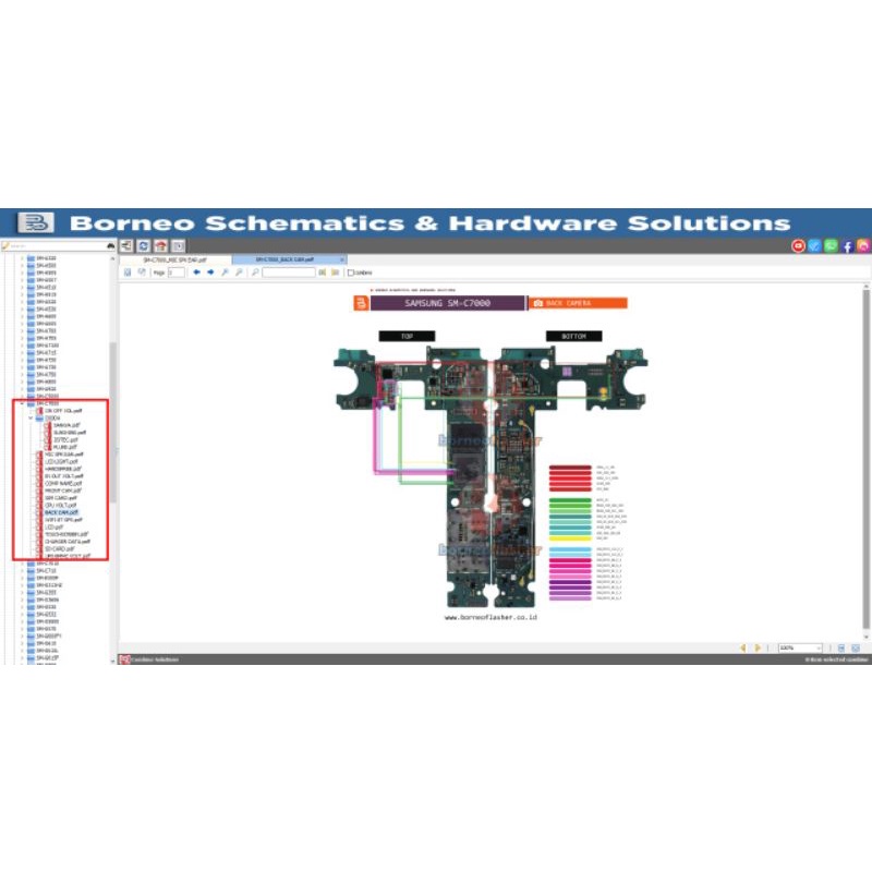 Schematic Borneo Single New Activation 12 Bulan