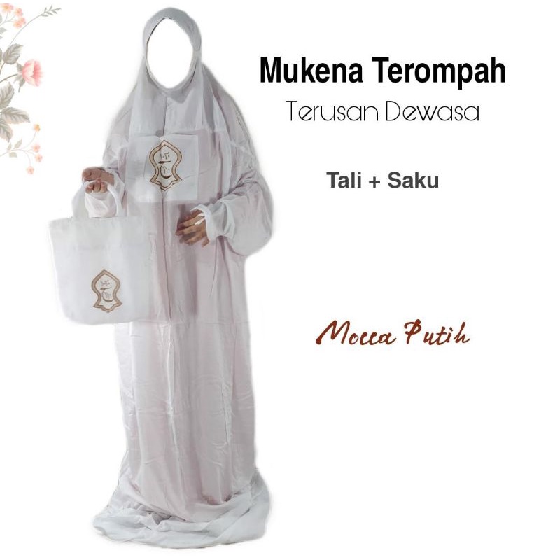 Mukena Terompa Terusan Anak Remaja Dewasa Rayon Polos Termurah Terlaris SN