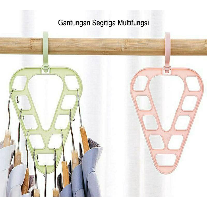 Hanger Holder Gantungan Pakaian 9 Lubang multifungsi