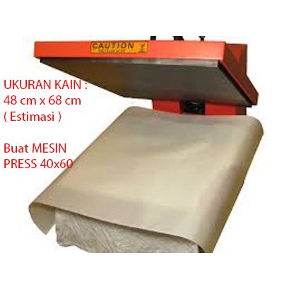 Kain Teflon Sheet Kertas Tahan Panas Mesin Press Kaos Sablon Polyflex Shopee Indonesia