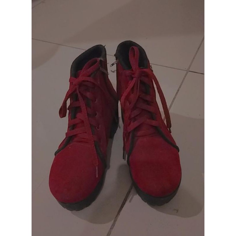 sepatu boots wanita Korean