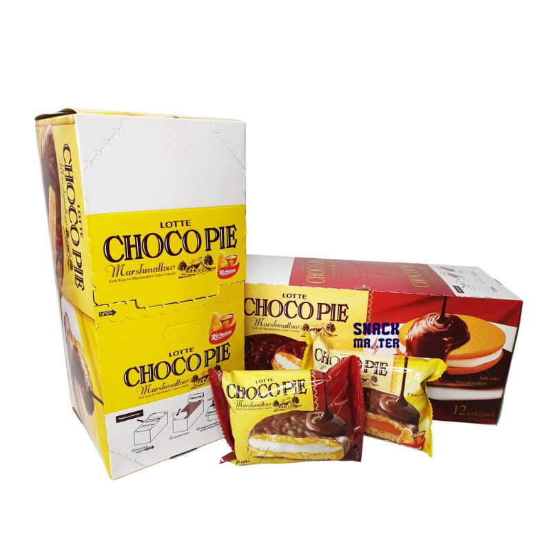 

Lotte Chocopie Marshmallow - Netto 28 gr × 12 pcs