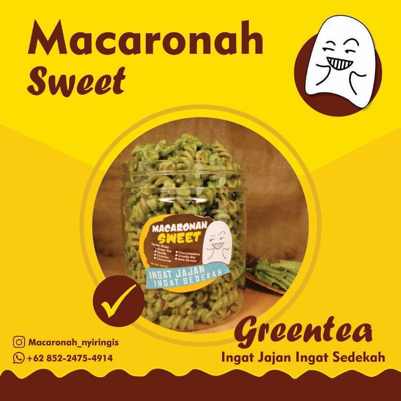 

MAKARONI GANDUM MACARONAH GREENTEA