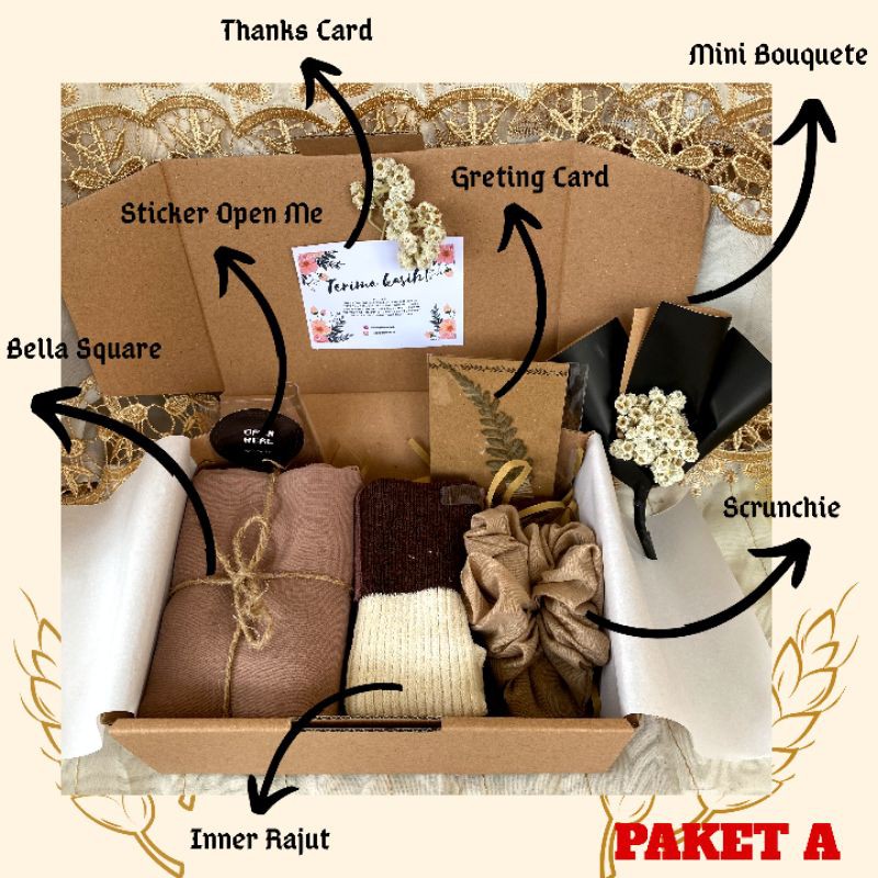 

Hijab Hampers | Kado Hijab | Kado | Gift Birthday | Hijab