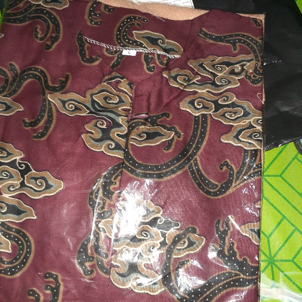 Batik Wanita Asj Sa Hrb026 Kenongo Kemeja Tosca Pendek