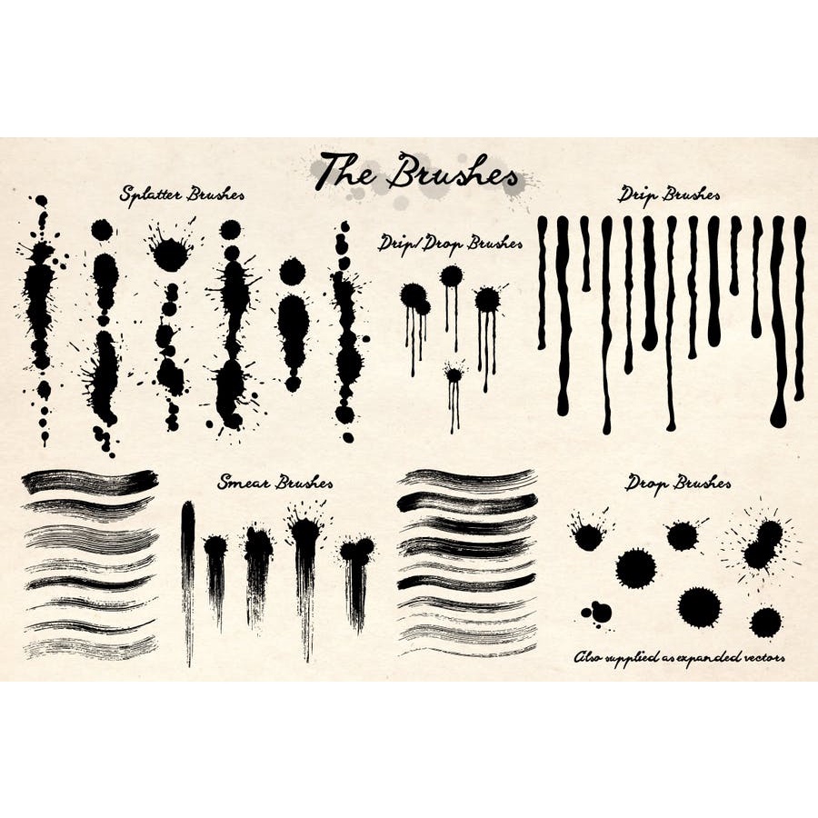 Splatter Smear Brushes