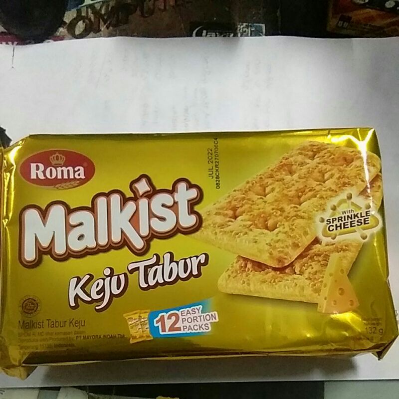 Roma Malkist 132 gr Keju Tabur