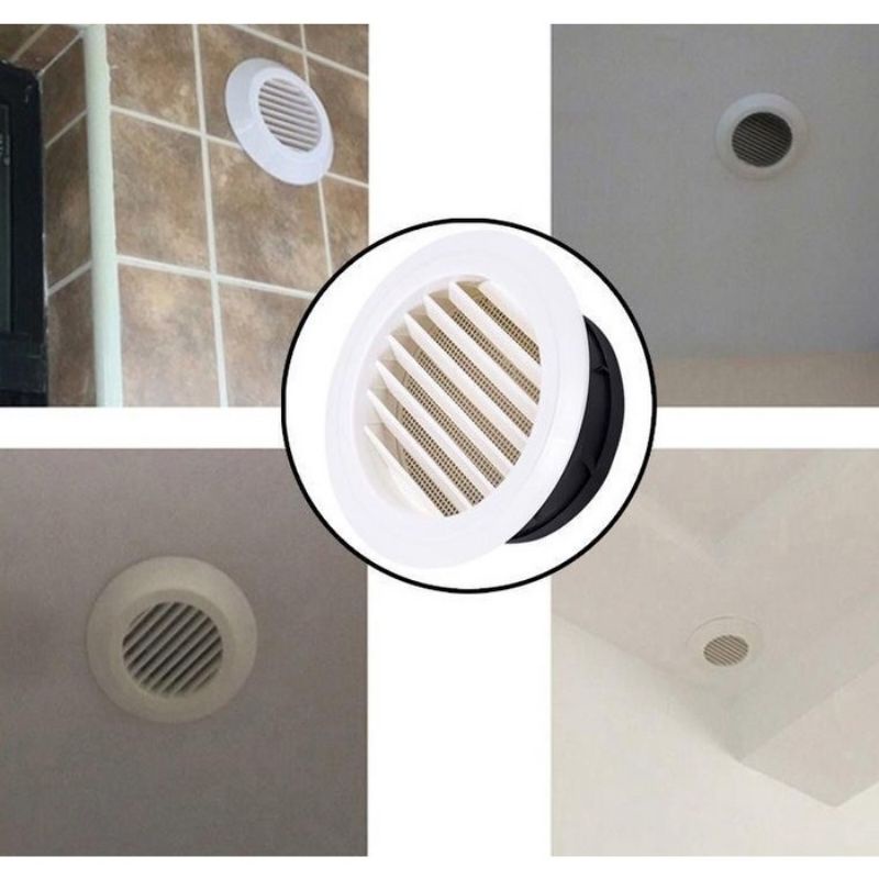 grill ventilasi exhaust fan 6 inchi flexible ducting cover 6"