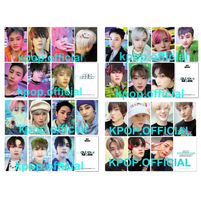 [ READY STOCK ] NCT DREAM GLITCH MODE MD TSHIRT ACRYLIC ARCADE CENTER POP UP PHOTOCARD TRANDING CARD