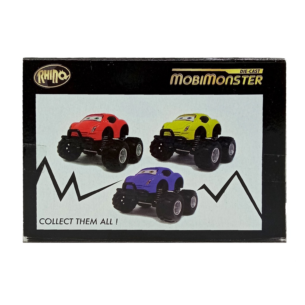 Mobi Monster Rhino Mini Mainan Anak Diecast Mobil Off Road