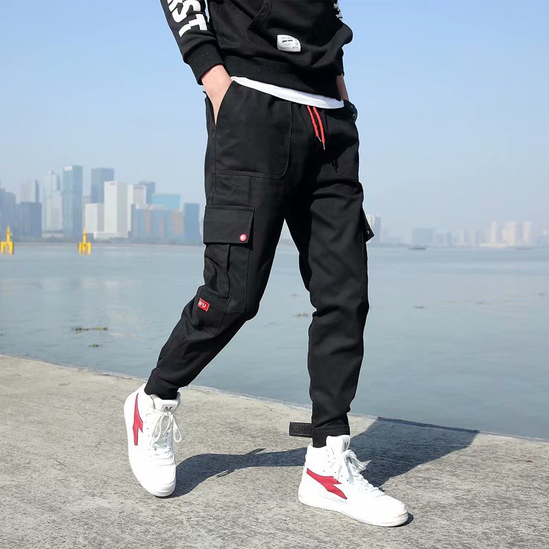 Men S Straight Tube Loose Casual Pants Ulzzang Korean  