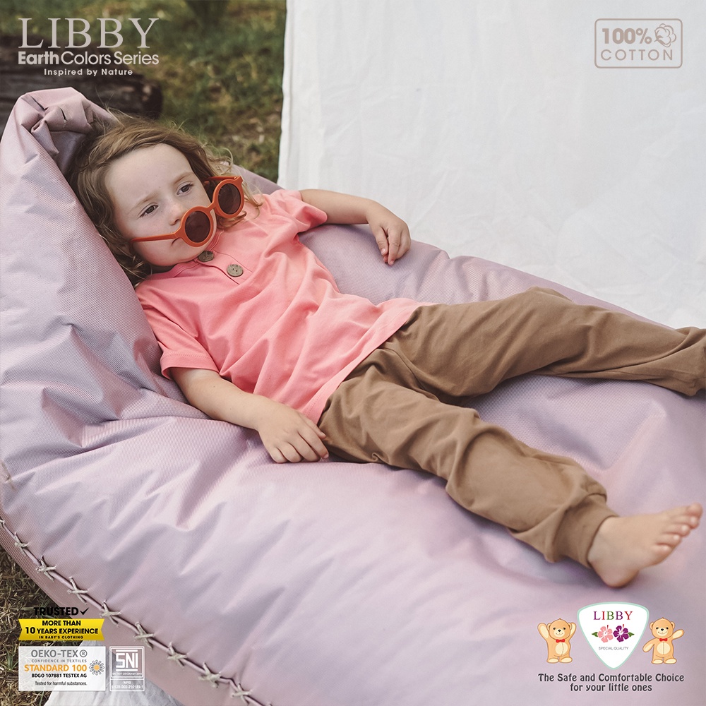 LIBBY FAVE SET Stelan Oblong Panjang 9 Bulan - 4 Tahun (1stel/pack) (Tersedia varian warna dan ukuran)