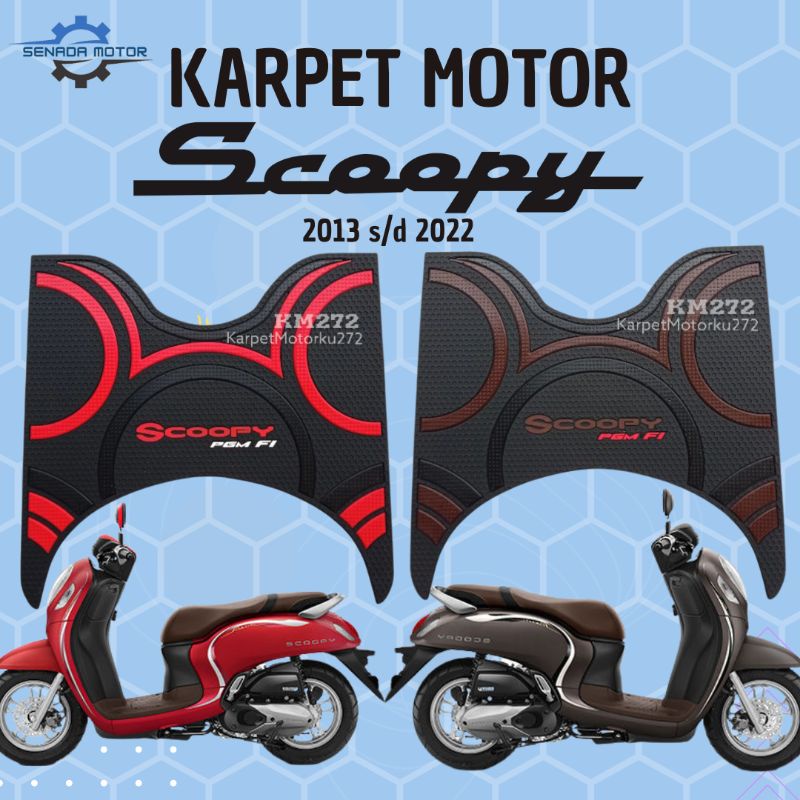 Karpet Motor Scoopy - Variasi Motor Scoopy - Aksesoris Motor Scoopy