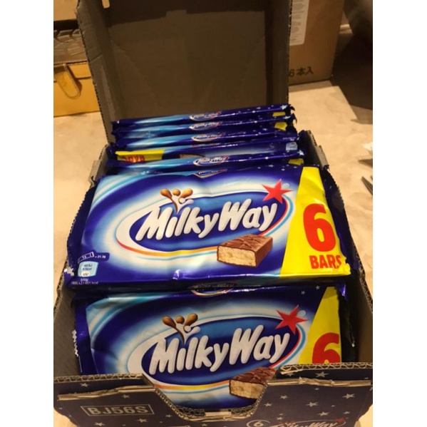 milky way coklat 6 bars