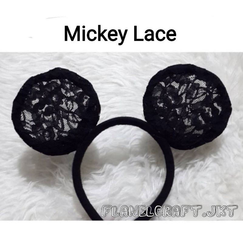 Bando Mickey Lace mickey mouse minnie mouse kartun anak anak Mickey headband