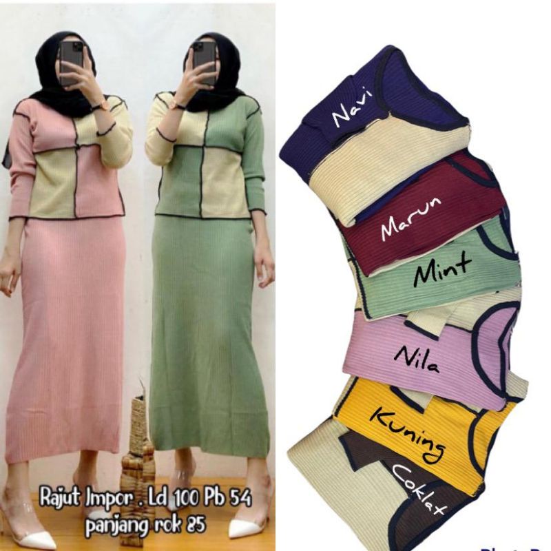 one set rok rajut import