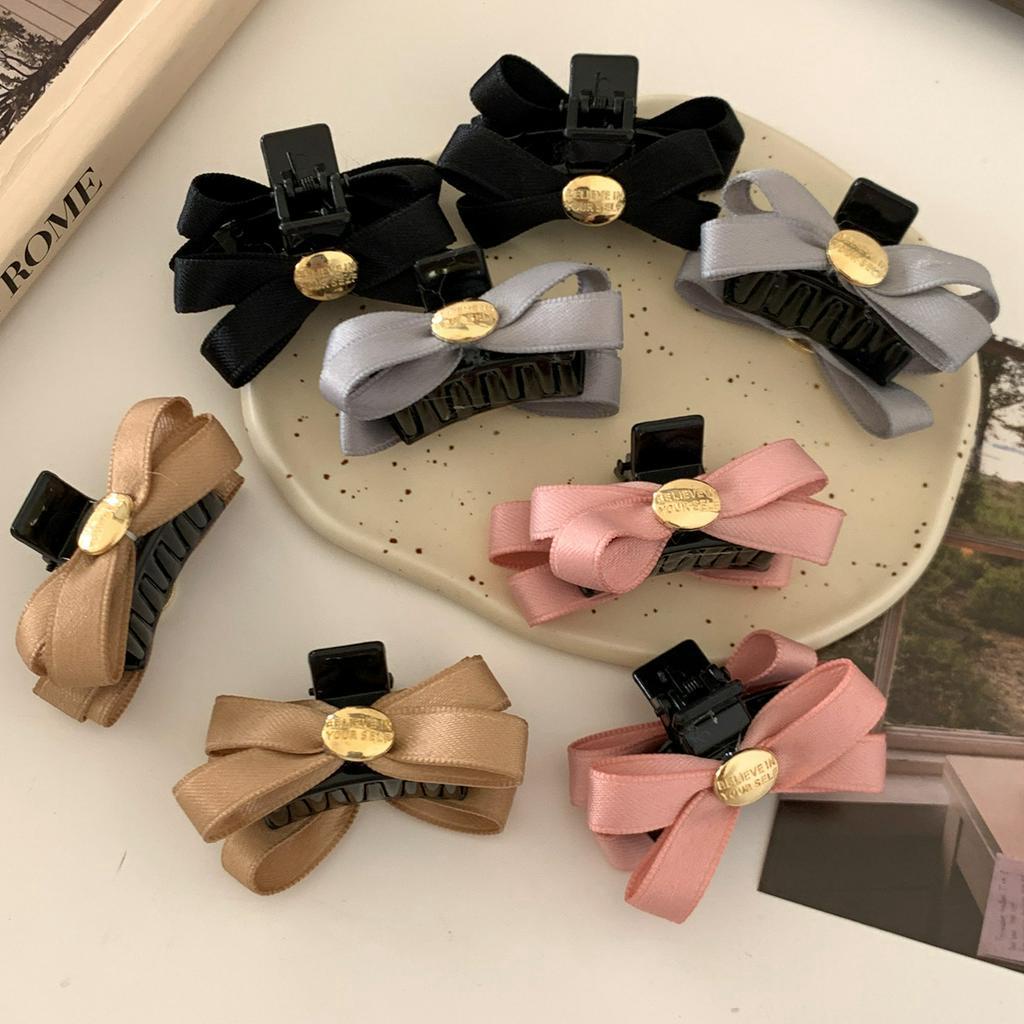 PREMIUM CLASSIC FRENCH SATIN BOWKNOT HAIRPIN PASTEL COLOR GIRL BANGS CLIP GIRLY HAIR ACCESSORIES AKSESORIS RAMBUT PITA PANJANG KLASIK KPOP KOREA KOREAN HIGH QUALITY JENNIE BLACKPINK STYLE JEPITAN RAMBUT PITA RIBBON BOW KNOT ANAK GIRL WANITA WARNA JEPIT