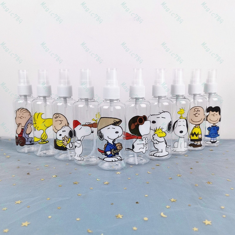 Magic789 100ML Plastic Snoopy Spray Bottle Cute Cartoon Travel Size Bottles