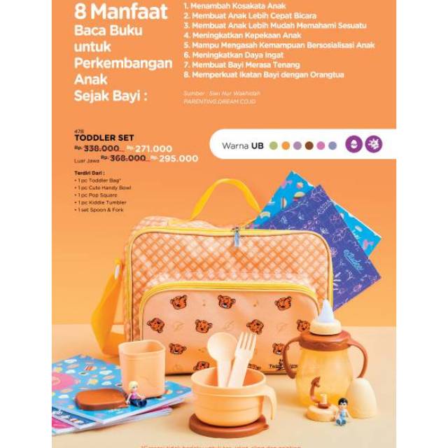 Toodler set tulipware