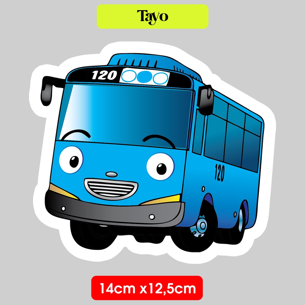 

Stiker Tayo Bis Biru Tayo The Little Bus Sticker Vinyl Satuan Anti Air Lucu Untuk Dinding Kamar Anak