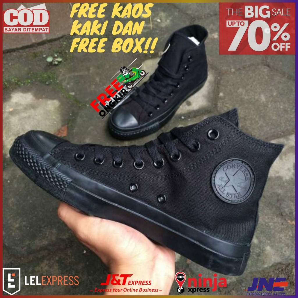 black new converse