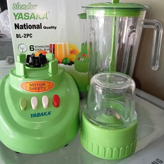 Blender 2in1 Silken SK-H10 Hijau - Model seperti miyako 6 mata pisau