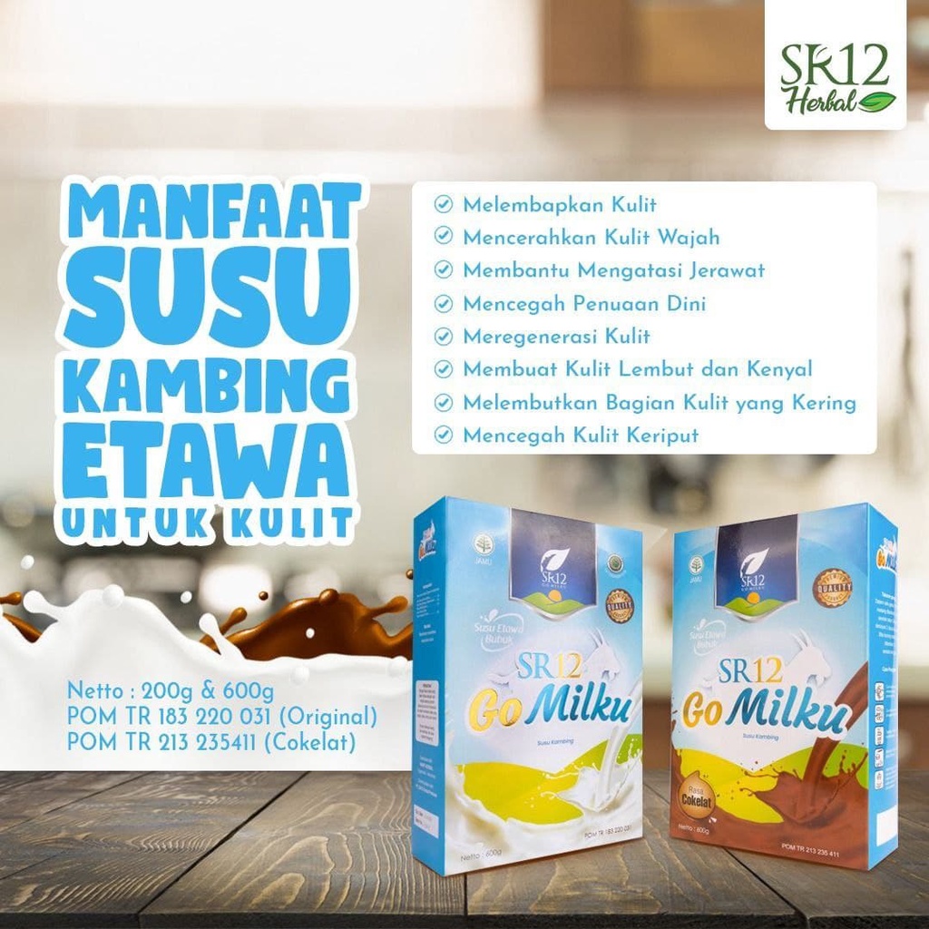 Go Milku SR12 - Susu Kambing SR12 - Isi 200g