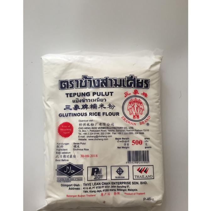 

Diskon TEPUNG KETAN / PULUT THAILAND ERAWAN THAILAND 500GRAM Diskon