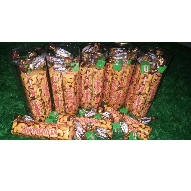 

[KODE PRODUK RWKAB3574] Paket Coklat Kado Romantis Hampers Puasa Ramadhan Lebaran Idul Fitri 3pcs Silverqueen Chunky Bar 33gr + 3pcs Milo Cube+3pcs Alpenliebe Eclairs