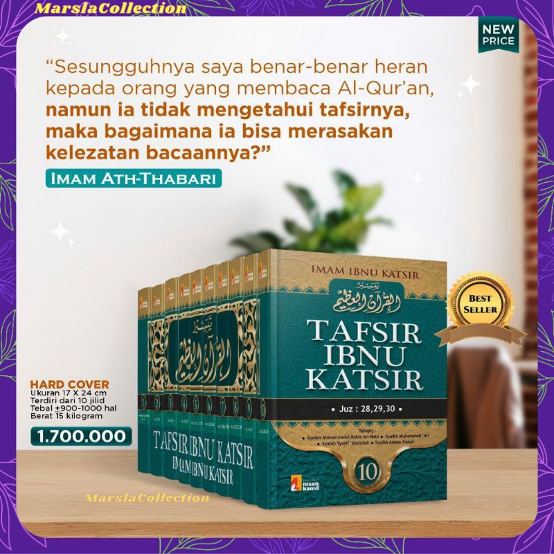 Buku Tafsir Ibnu Katsir Set 10 Jilid