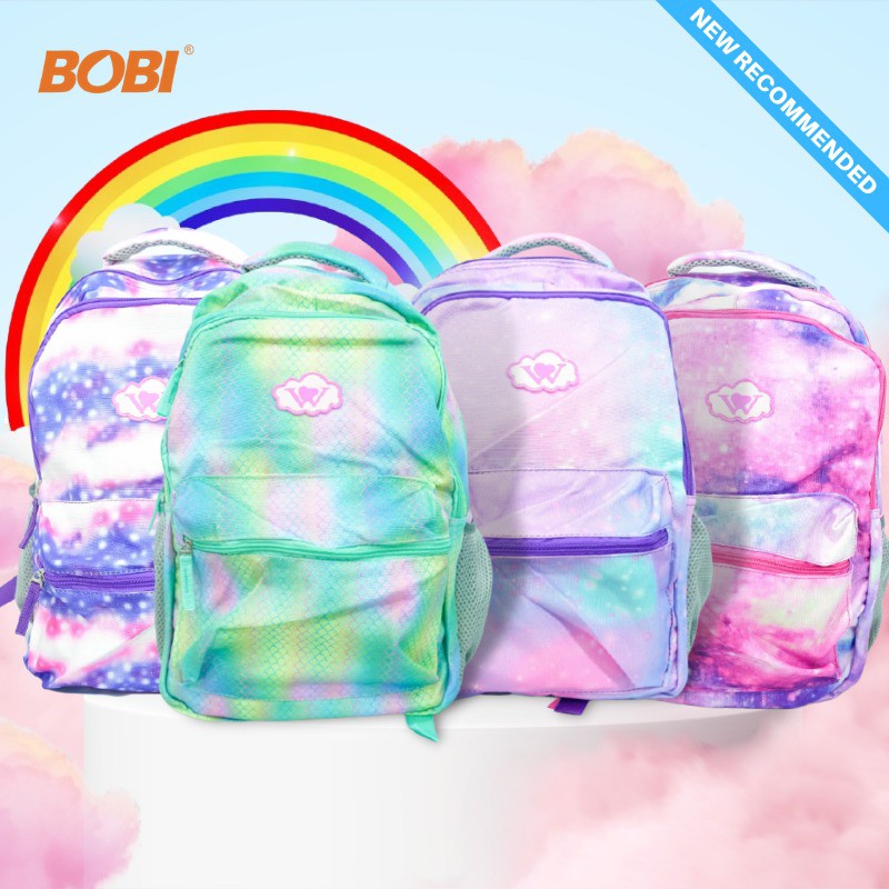 Tas Ransel Anak Perempuan  kode- WLH70003 Rainbow / Tas Anak variasi motif lucu