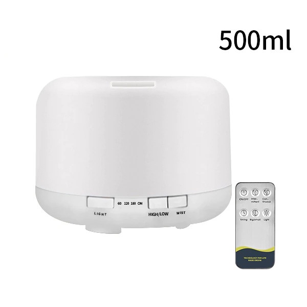 HUMI A770 HUMIDIFIER ELEKTRIK + 7 LED + REMOTE AROMATHERAPY 500ML