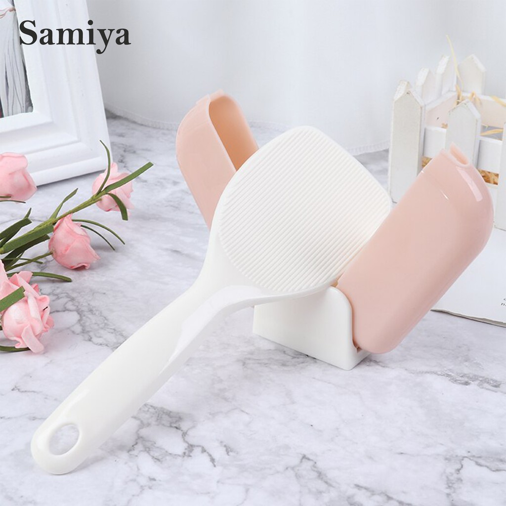 centong nasi penutup otomatis / rice spoon holder stand automatic