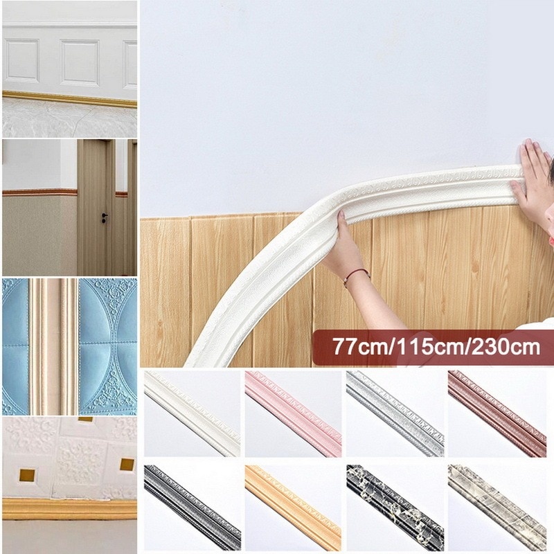 GWJ-List List Wallpaper Foam 3D 230cm x 5cm tebal 5mm