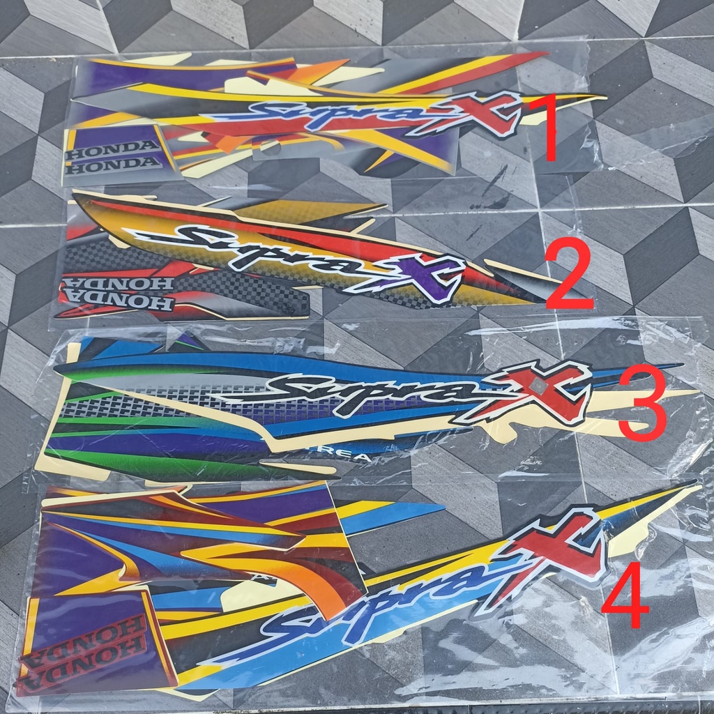 STRIPING BODY SUPRA X LAMA 2001 - 2004