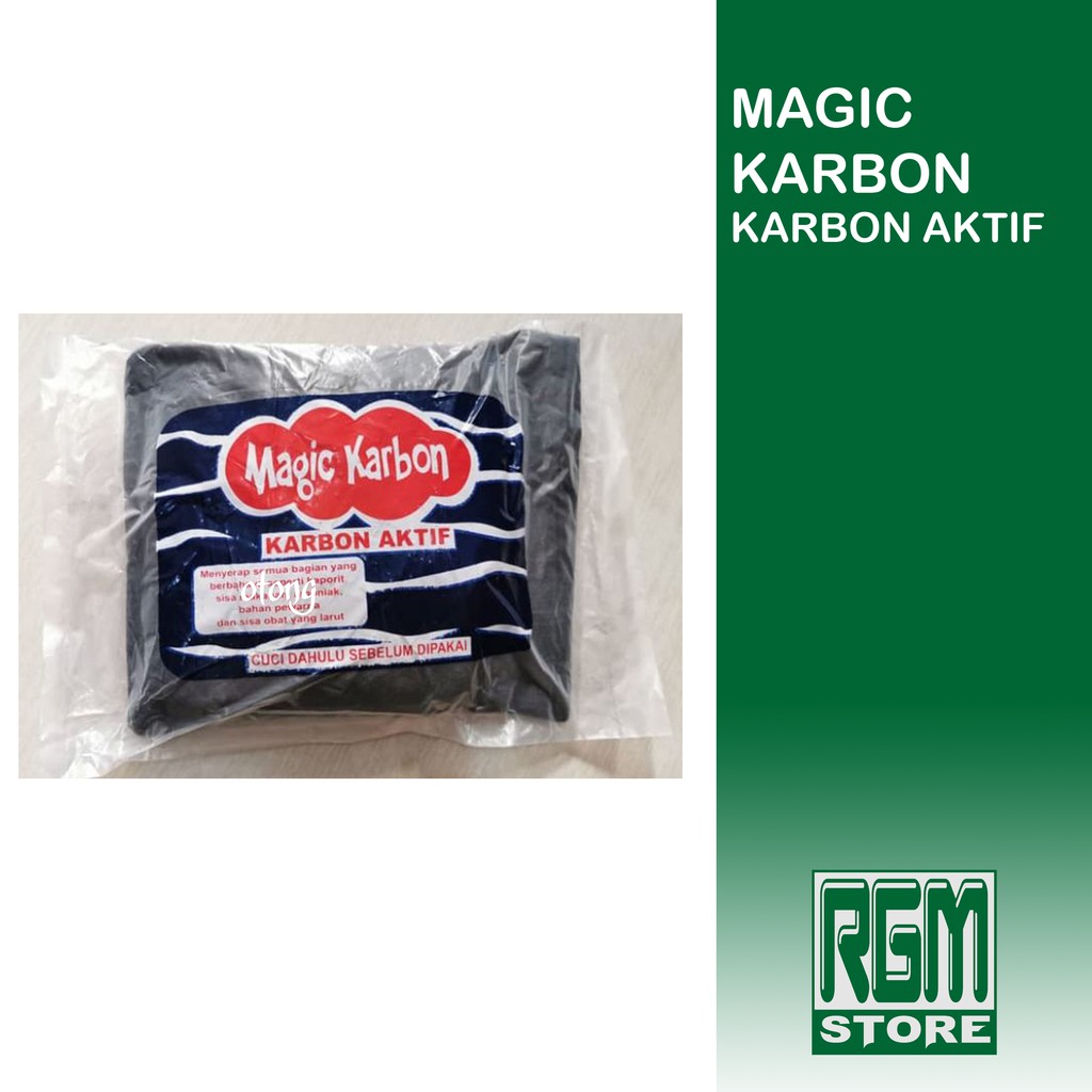 magic karbon carbon aktif filter aquarium kolam ikan hidroponik