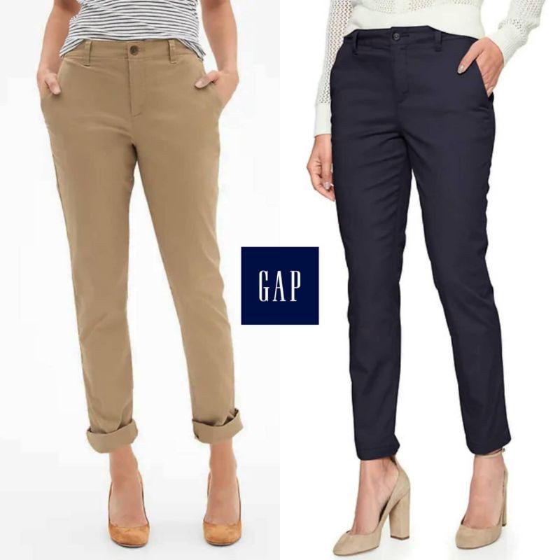 Celana GAP Girlfriend Khaki