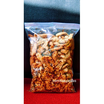 

COD baso goreng, basreng setik pedas extra daun jeruk isi 250 gram renyah dan gurih