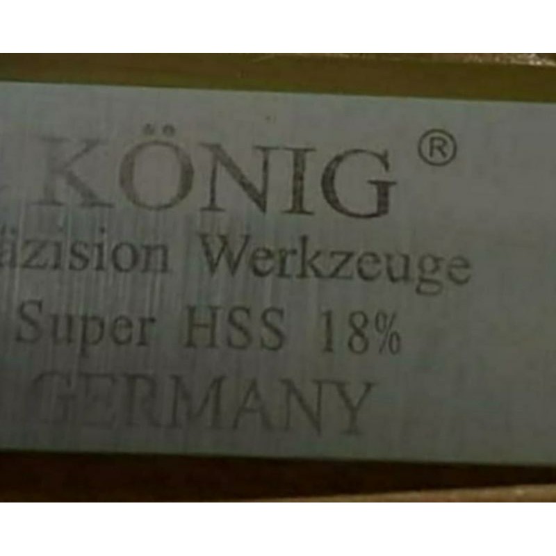 

pisau planner HSS 18% merk KONIG 610/30/3