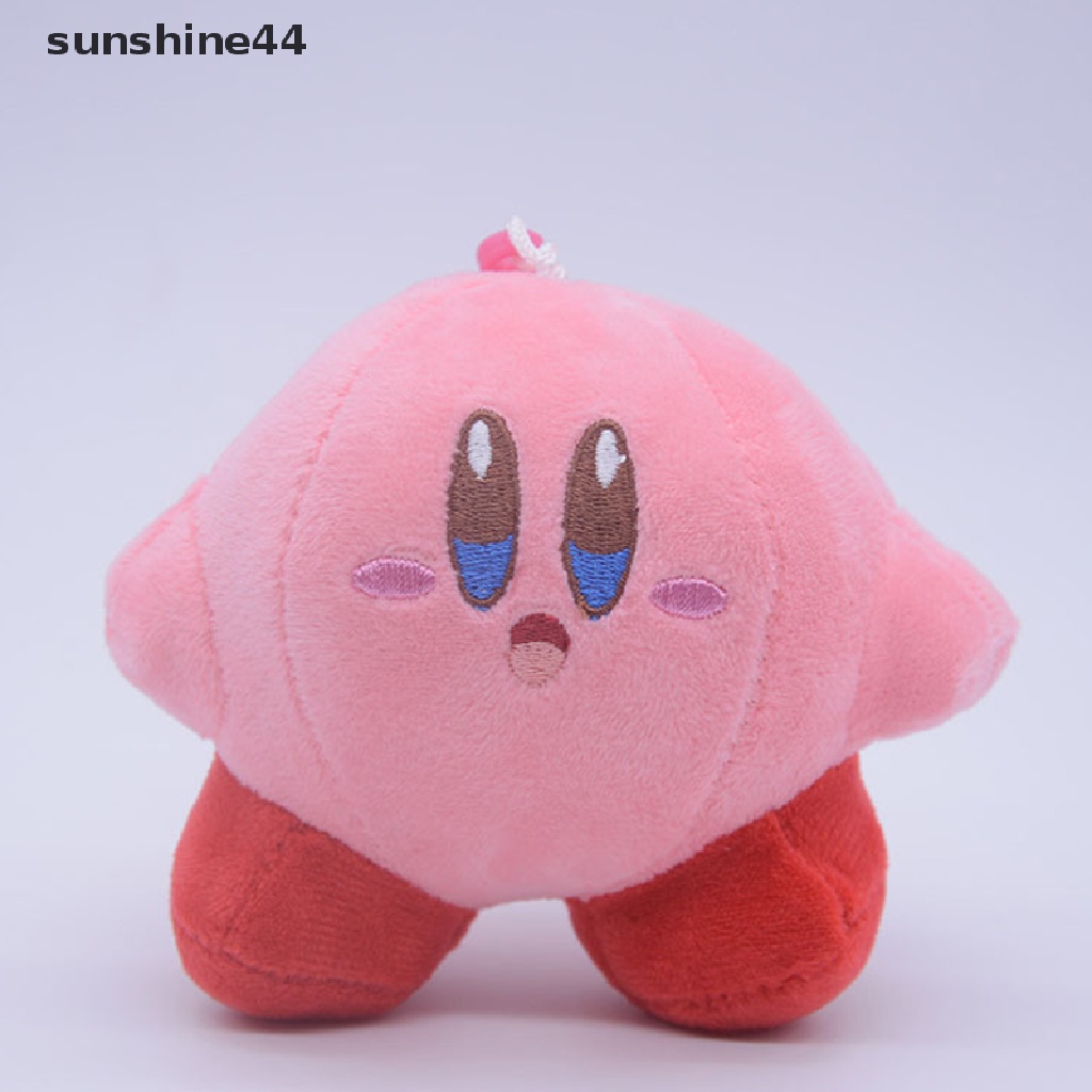 Sunshine Gantungan Kunci / Tas Boneka Plush Kartun Kirby Lucu Untuk Hadiah Anak