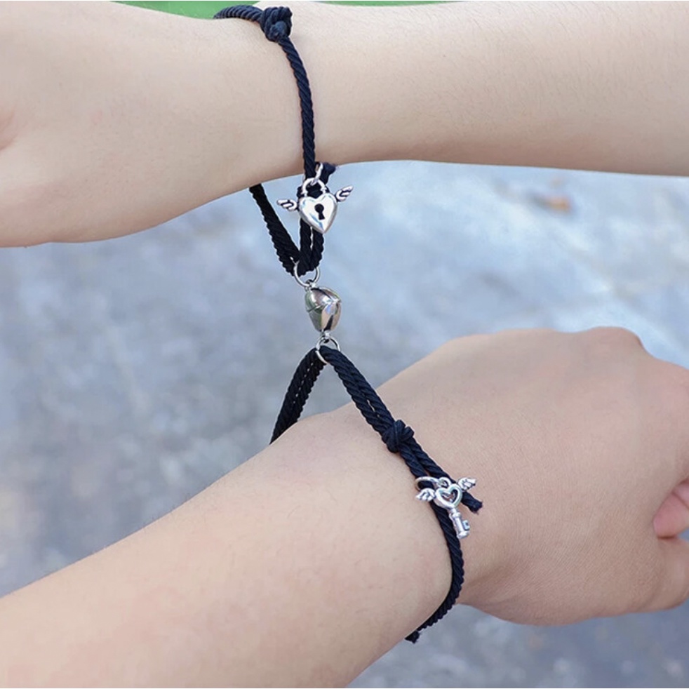 Gelang Couple Magnet 2 pcs Gelang Love Relationship Gelang Pasangan