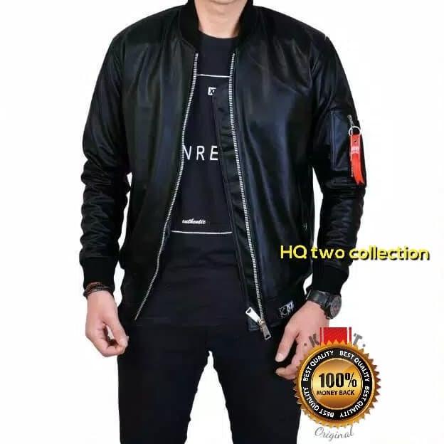 Jaket Kulit Pria Import Original Jaket Casual Keren Terbaru Murah