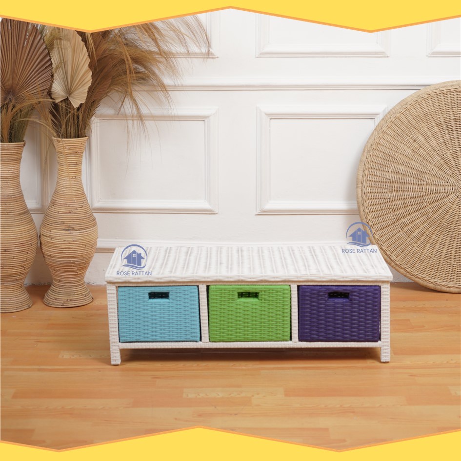 Buffet Rak TV Lemari Laci Minimalis 3 Panjang Kotak Termurah