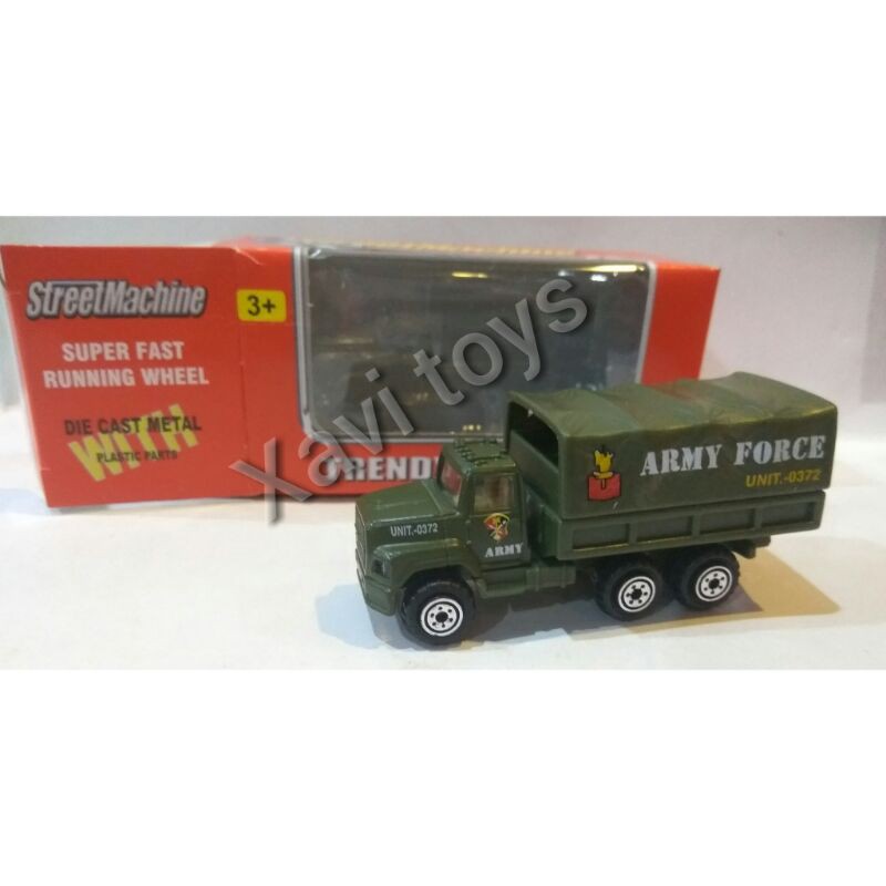 Miniatur MOBIL ARMY FORCE STREET MACHINE