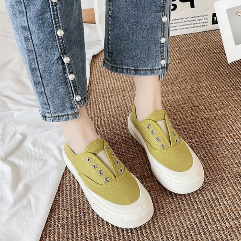 RYX - Easy Canvac Sepatu Slip On Wanita Fashion Casual - Ori Import