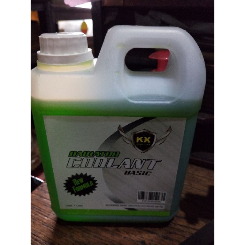 Jual RADIATOR COOLANT MEREK KX ISI 1 LiTER WARNA HIJAU NEW FORMULA