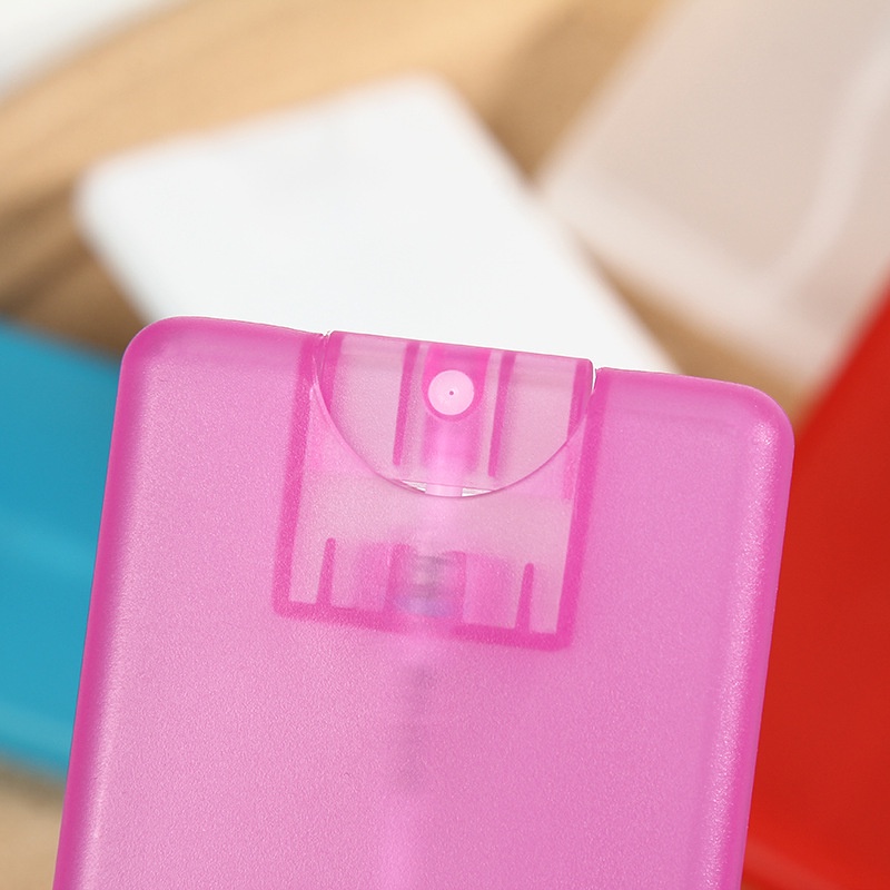 [Featured] 20ml Portable Mini Square Card Empty Refillable Spray Bottles