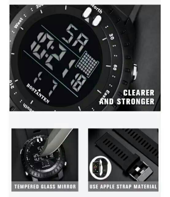 Bostanten..Jam tangan pria anti air sport digital original